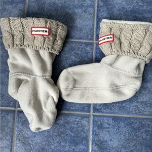 Hunter boot socks size medium